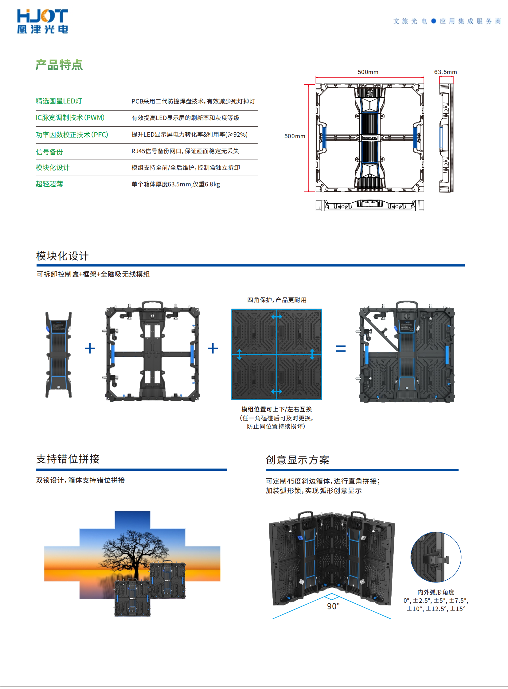 室内LED租赁显示屏详情